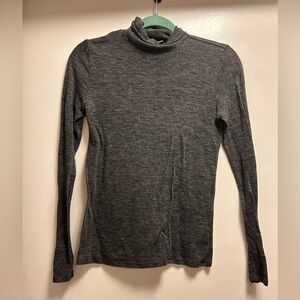 Express Charcoal Long Sleeve Women's Top